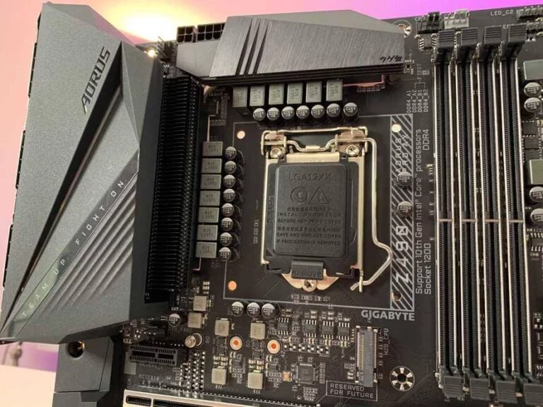 مدار تغذیه مادربرد Gigabyte Z490 AORUS PRO AX