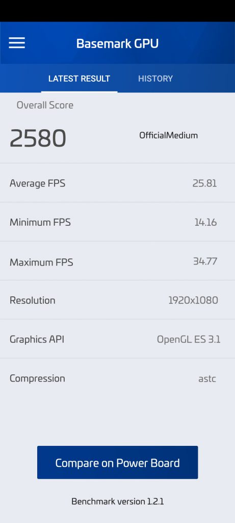 نتیجه تست بنچمارک گوشی ردمی نوت 9 پرو شیائومی