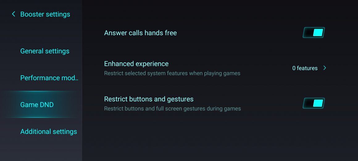 تنظیمات بازی  گوشی ردمی نوت 9 پرو شیائومی