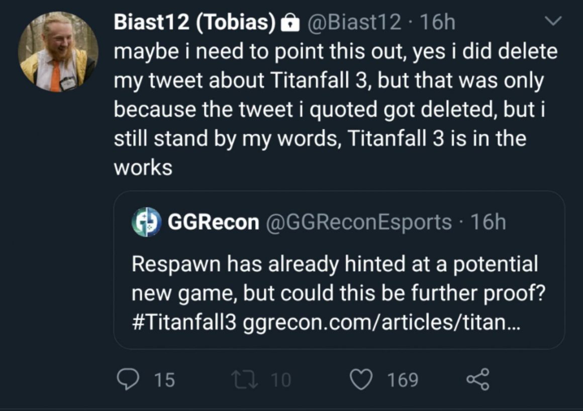 شایعه توسعه بازی Titanfall 3 به گفته دیتاماینر Apex Legends