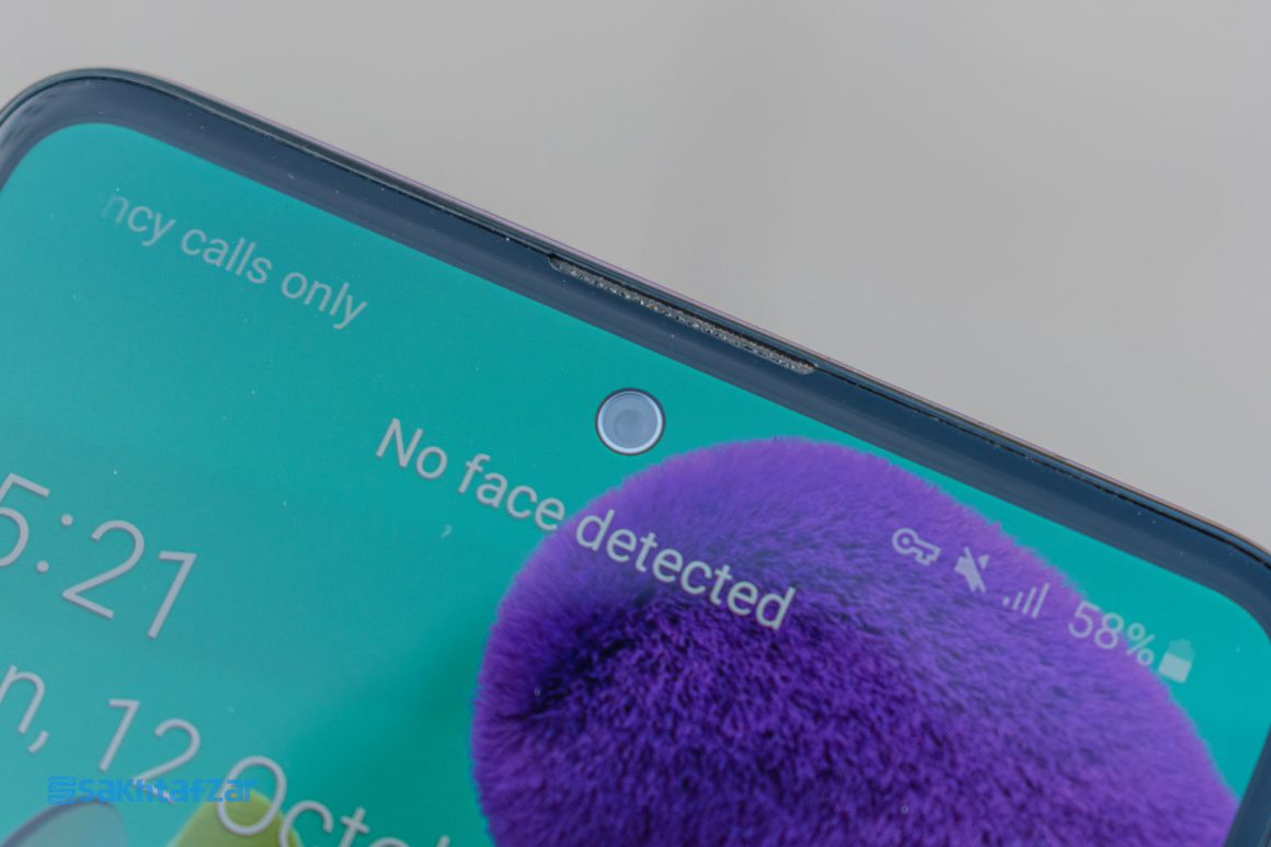 تشخیص چهره گوشی گلکسی A51 سامسونگ