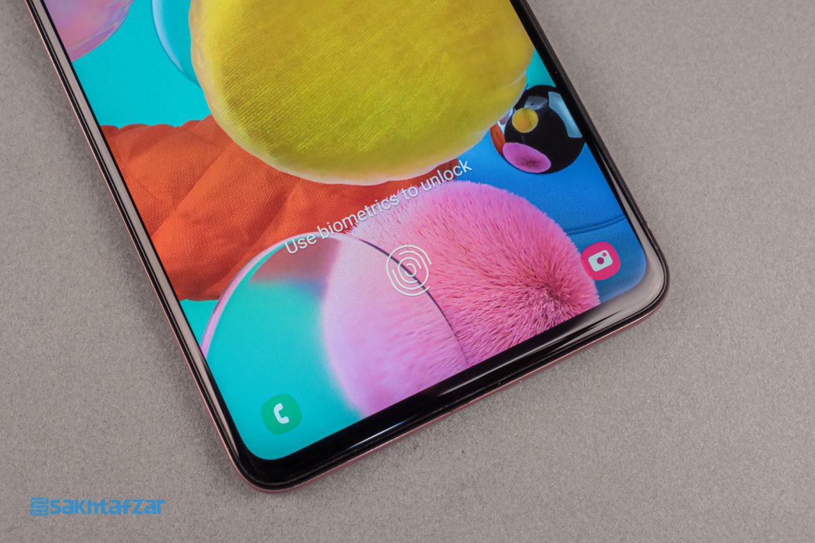 اثر انگشت گوشی گلکسی A51 سامسونگ