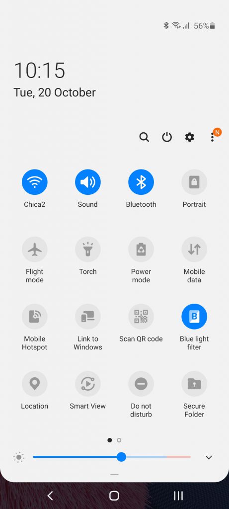 تنظیمات گوشی گلکسی A51 سامسونگ