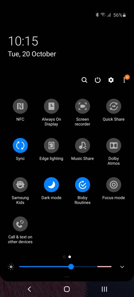 تنظیمات گوشی گلکسی A51 سامسونگ