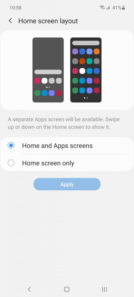تنظیمات گوشی گلکسی A51 سامسونگ