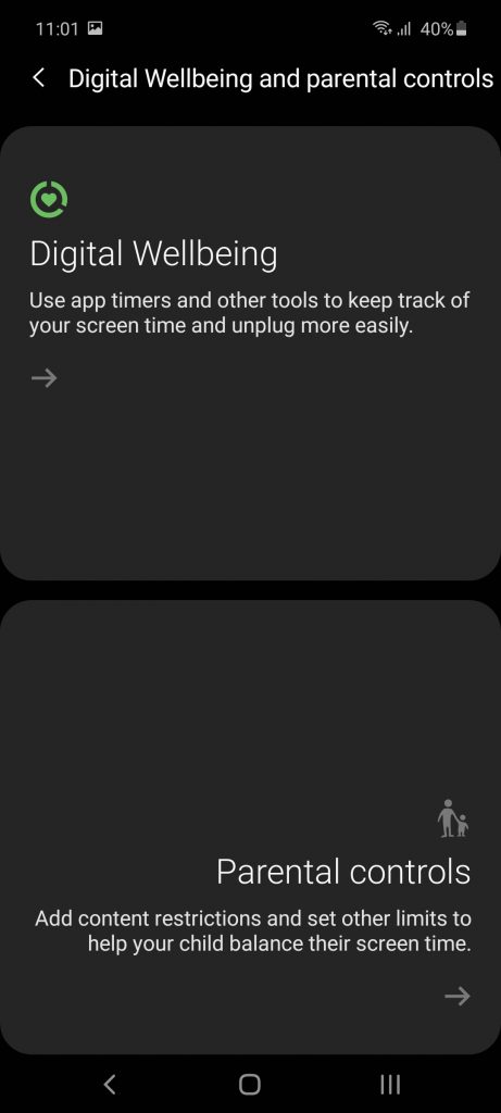 تنظیمات گوشی گلکسی A51 سامسونگ