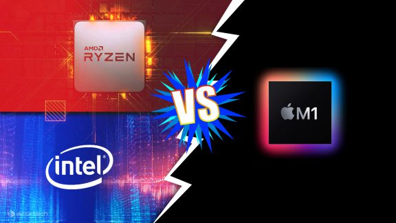 پردازنده اپل در مقابل اینتل و AMD