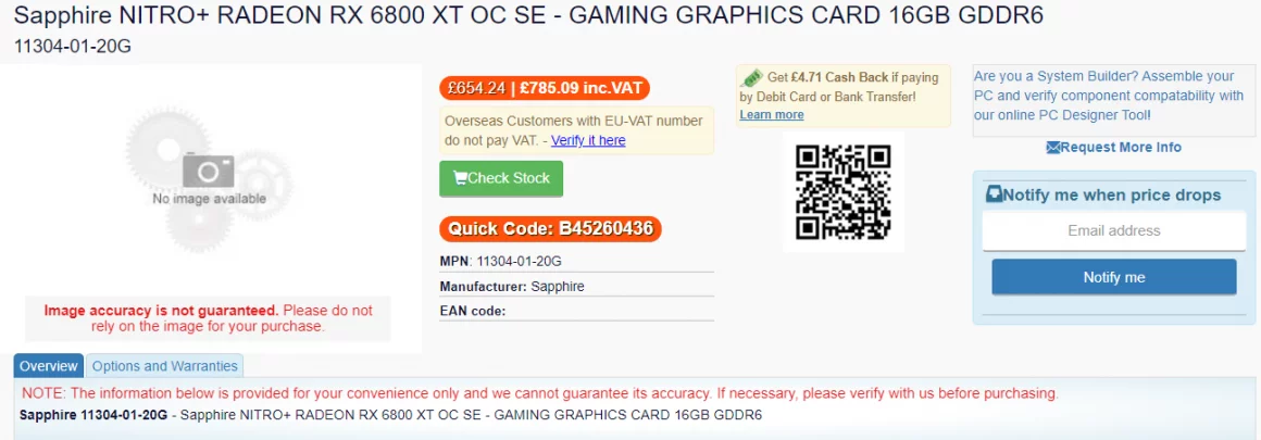 پیش فروش سری Sapphire Radeon RX 6800 در خرده فروشی LambdaTek