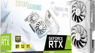 گرافیک RTX 3070 Twin Edge OC WHITE Edition زوتاک