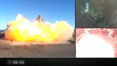 پرواز آزمایشی SpaceX Starship هنگام فرود منفجر شد