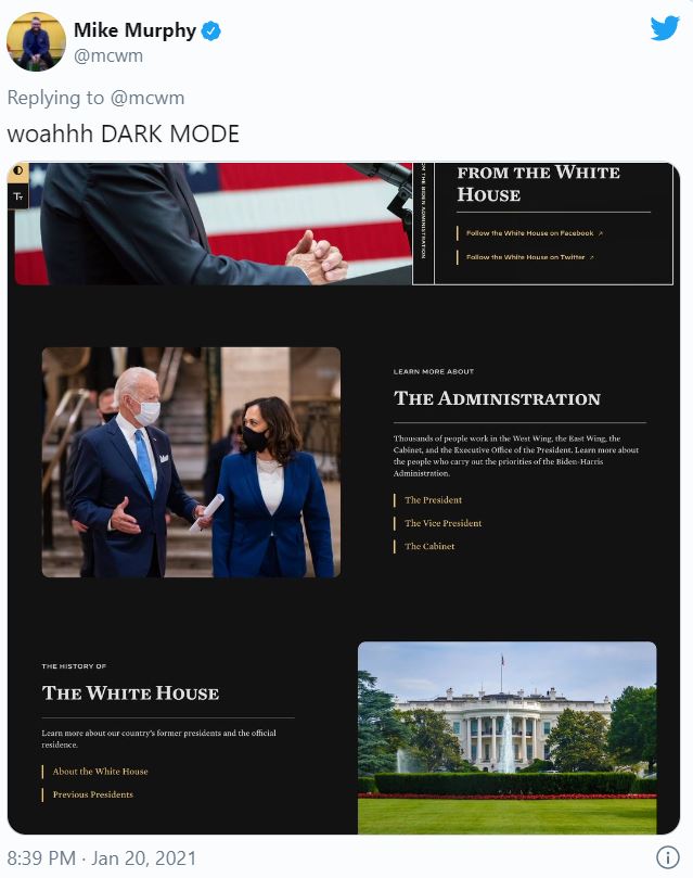 وب سایت جدید کاخ سفید یک پیام استخدامی مخفی برای برنامه‌نویسان دارد 01