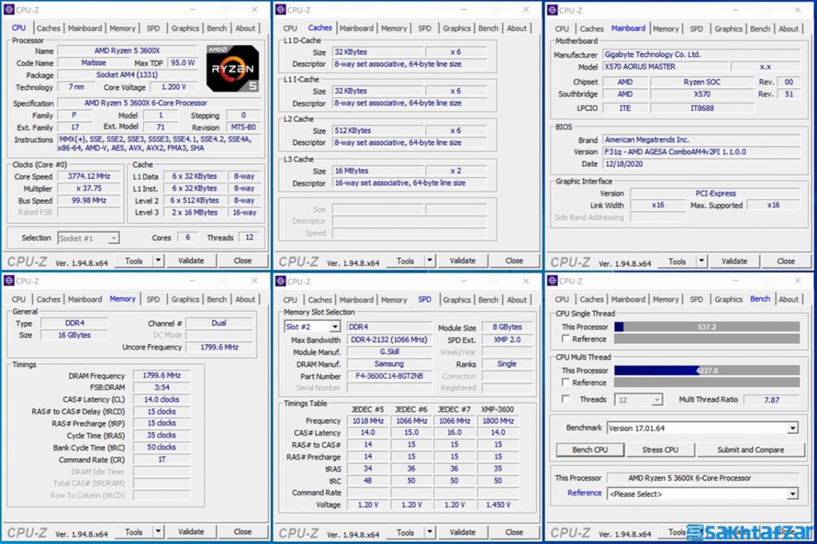 بررسی کیت رم G.SKILL Trident Z Neo 2X8G 3600MHz CL14 DDR4