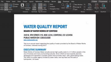 دارک مود در Microsoft Word - تصحیح مشکلات قبلی