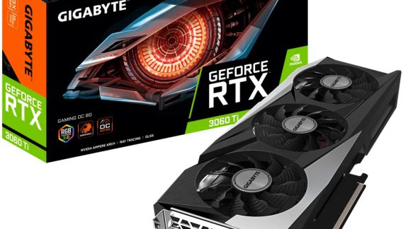 گرافیک Gigbayte RTX 3060 Ti GAMING OC