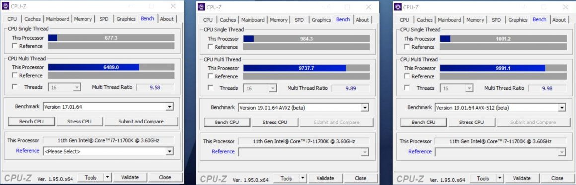 بنچمارکهای پردازنده نسل یازدهمی Core i7 11700K