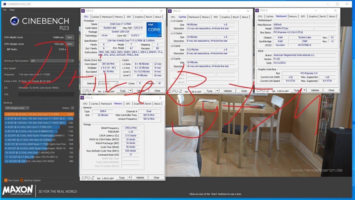 بنچمارکهای پردازنده نسل یازدهمی Core i7 11700K