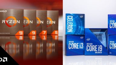 پردازنده رایزن و پردازنده Core