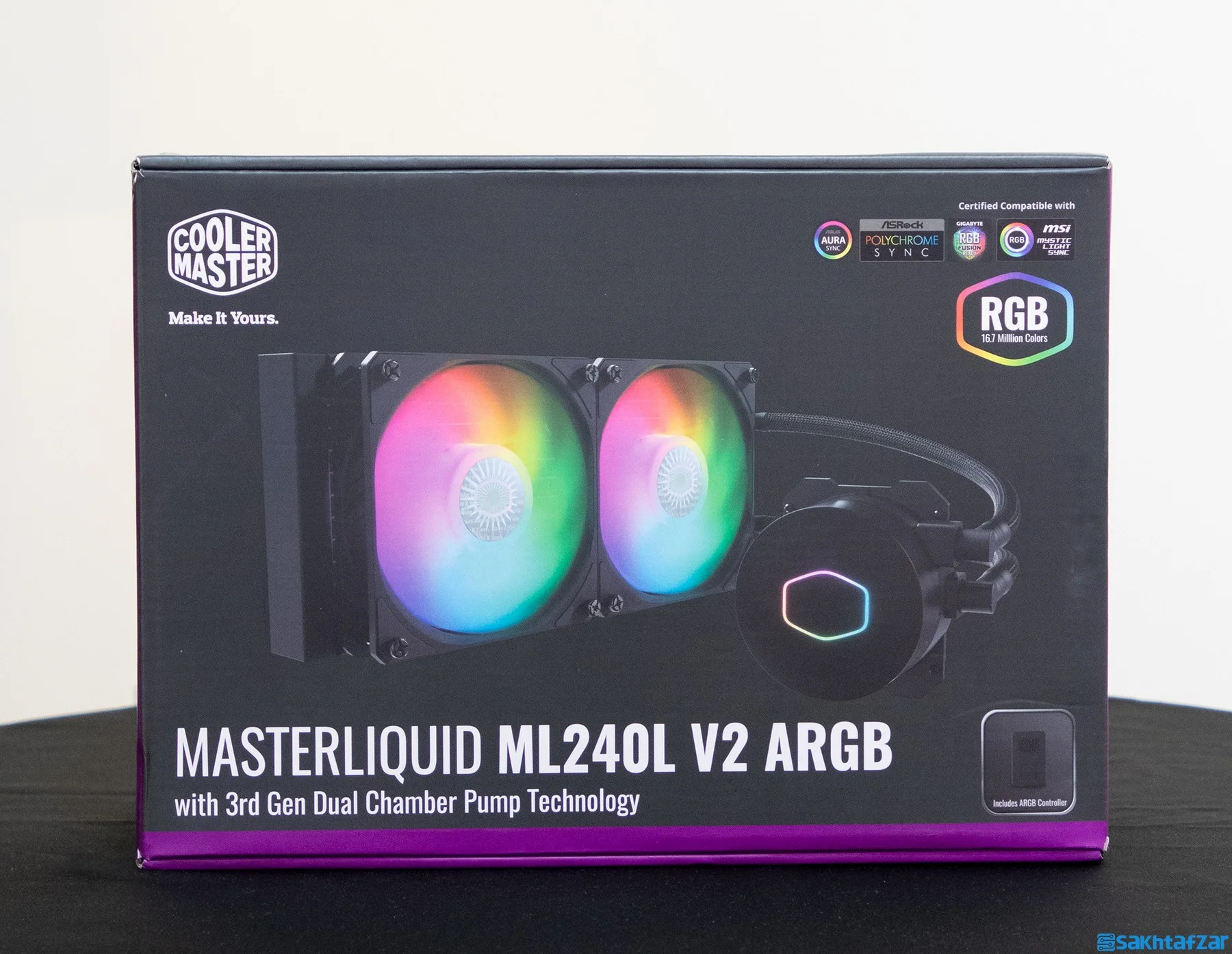 [تصویر:  MasterLiquid-ML240L-ARGB-V2_02.jpg.webp]