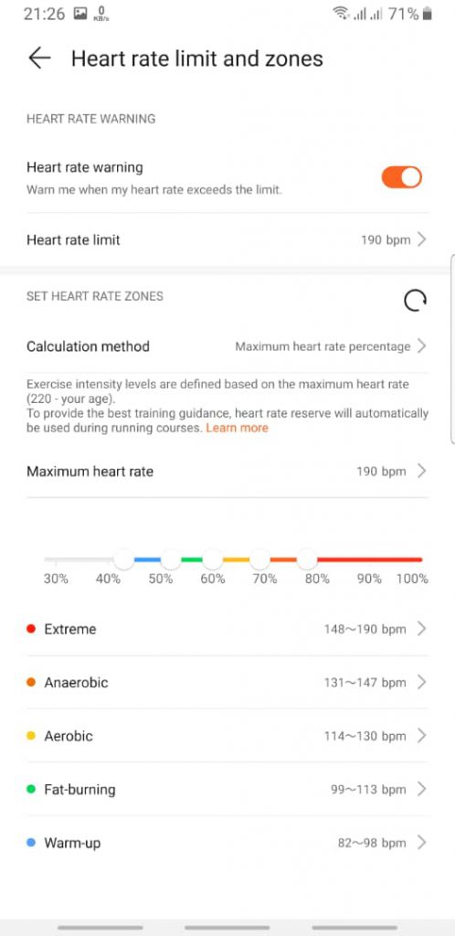 اپلیکشن healith با ساعت هواوی واچ فیت | huawei watch fit
