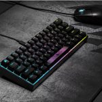 کیبورد K65 RGB Mini Corsair - طراحی و زیبایی خاص