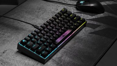 کیبورد K65 RGB Mini Corsair - طراحی و زیبایی خاص