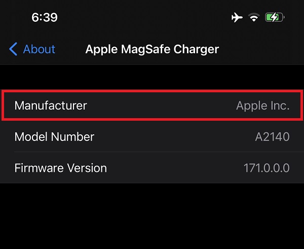 Detect genuine or counterfeit Apple MagSafe charger