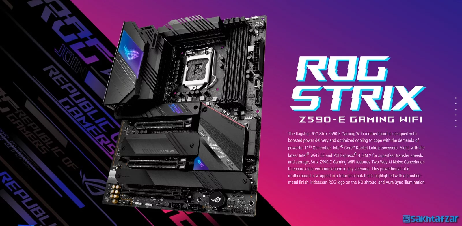 بررسی مادربرد ASUS ROG STRIX Z590-E GAMING WIFI