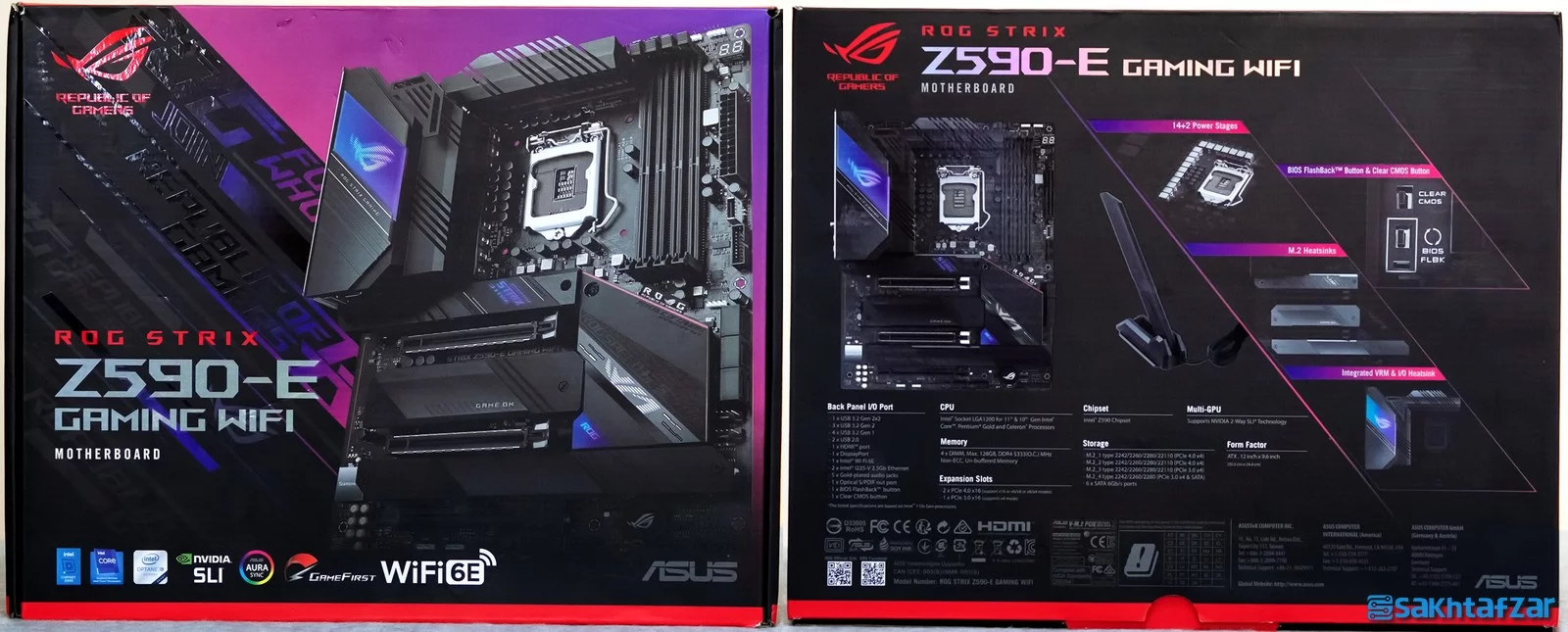 بررسی مادربرد ASUS ROG STRIX Z590-E GAMING WIFI