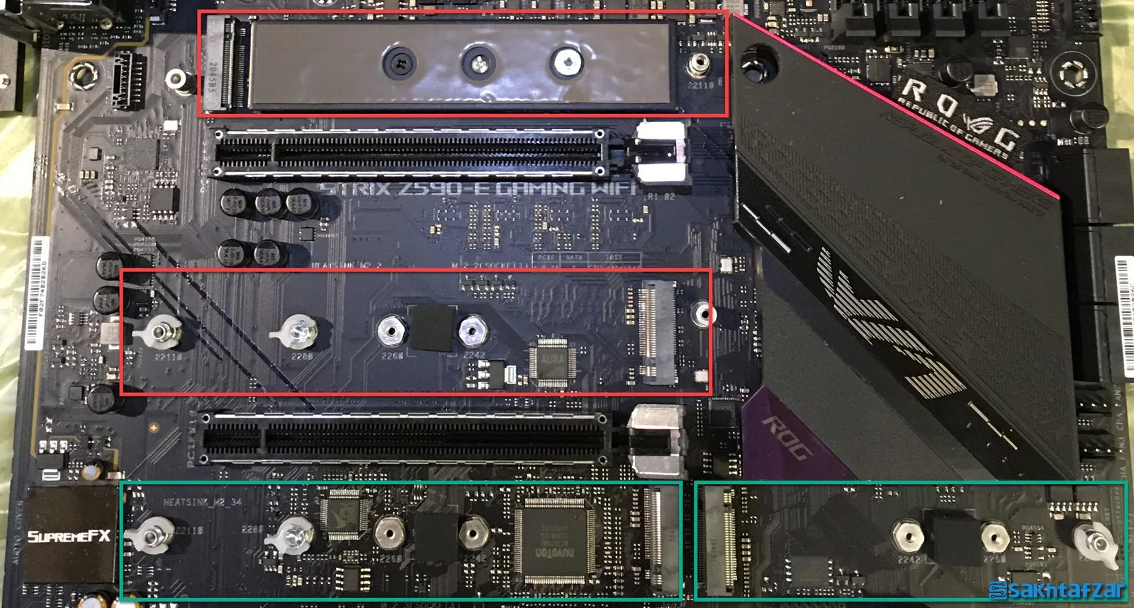 بررسی مادربرد ASUS ROG STRIX Z590-E GAMING WIFI