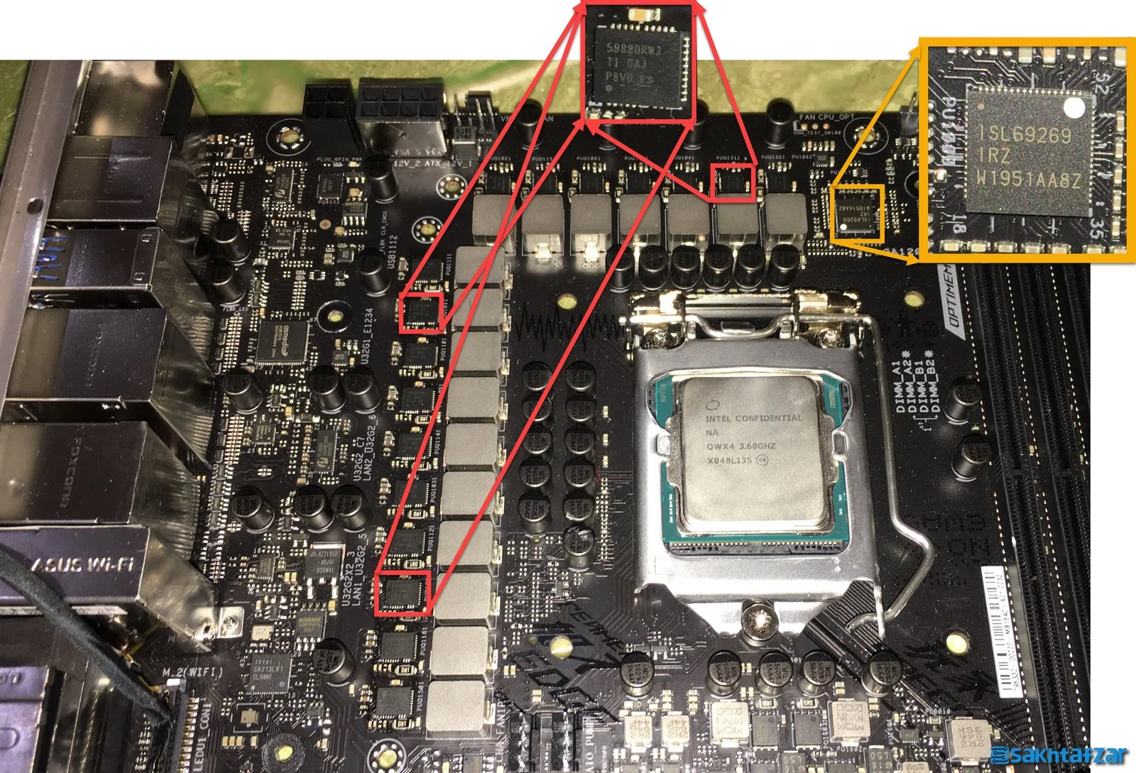 بررسی مادربرد ASUS ROG STRIX Z590-E GAMING WIFI