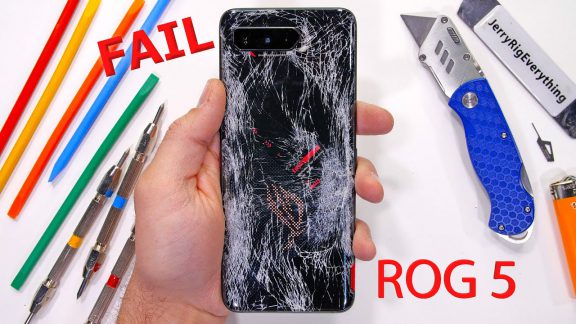 تست مقاومت ROG Phone 5 ایسوس
