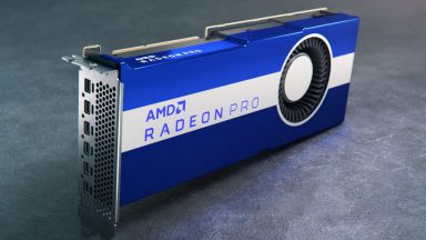 تصویر گرافیک Radeon Pro با چیپ Navi 21