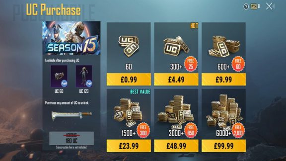 مزایای استفاده از یوسی در بازی پابجی چیست؟