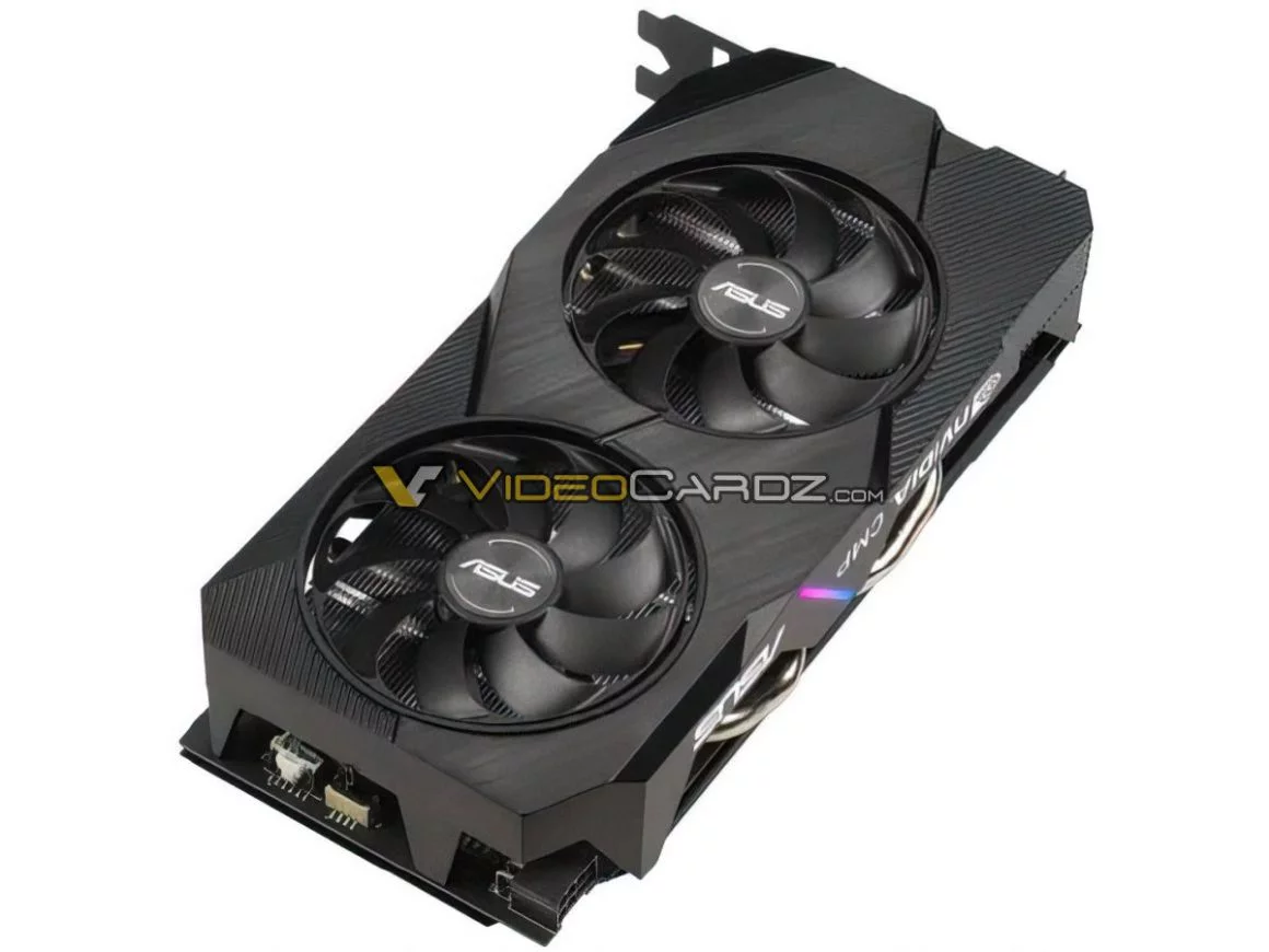 گرافیک ASUS CMP 30HX با نورپردازی ARGB