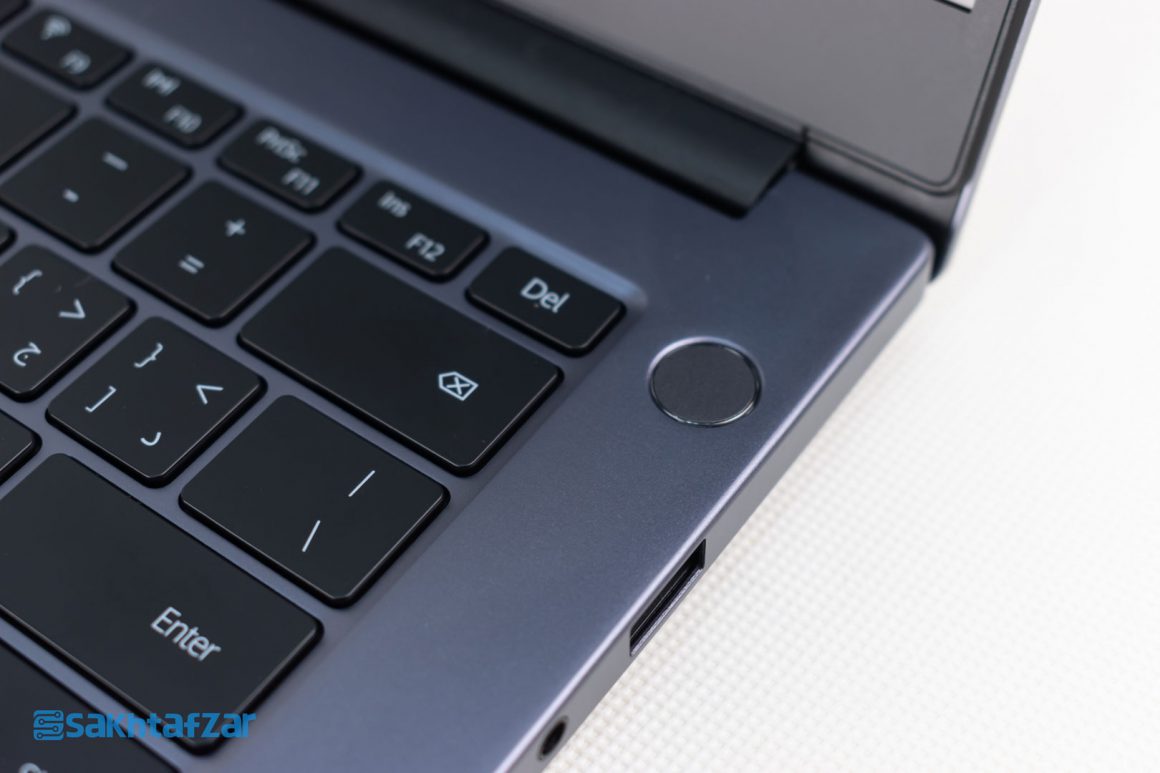 سنسور اثر انگشت و کلید پاور لپ تاپ هواوی میت بوک دی 14 | Huawei matebook D 14