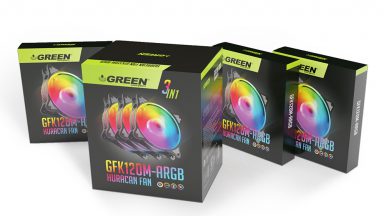کیت فن جدید گرین مدل HURACAN FAN GFK120M-ARGB