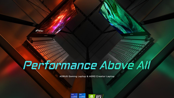 نوت بوک های گیگابایت با Tiger Lake H