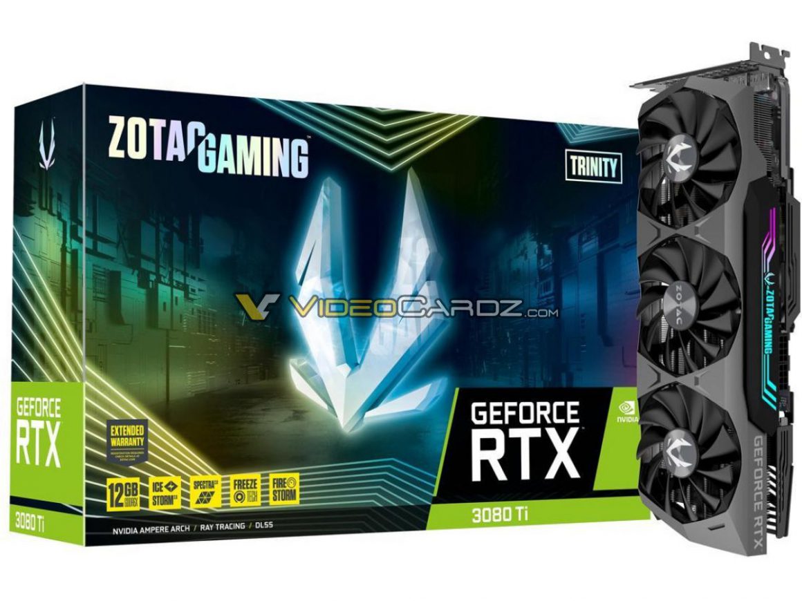 گرافیک GeForce RTX 3080 Ti زوتاک