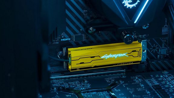 SSD با تم بازی سایبرپانک 2077