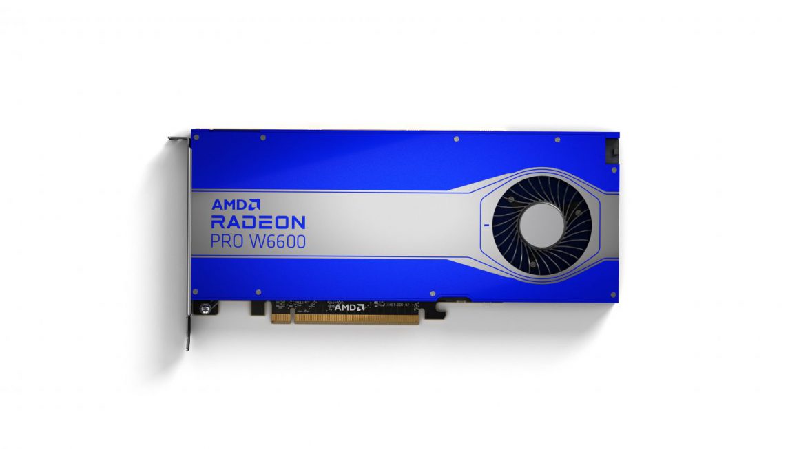 کارت گرافیک Radeon PRO W6600 با چیپ Navi 23