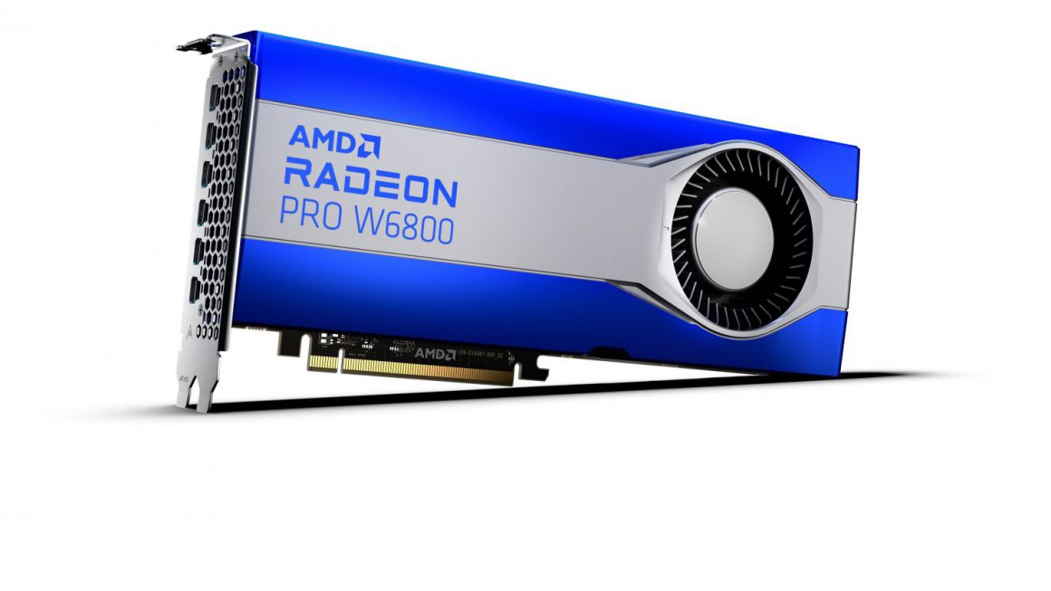 کارت گرافیک Radeon PRO W6800 با چیپ Navi 21