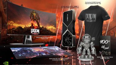 باندل کارت گرافیک GeForce RTX 3080 Ti با بازی Doom Eternal
