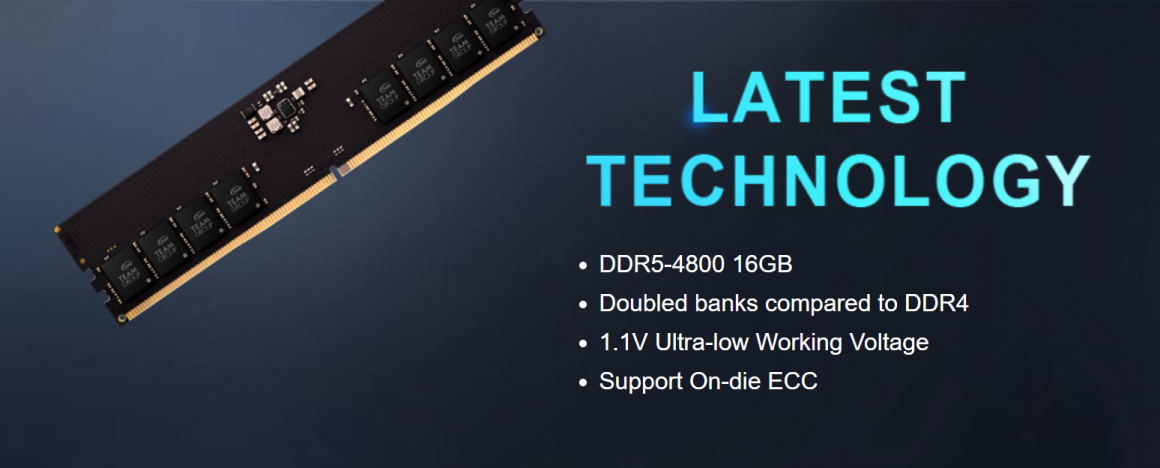کیت حافظه DDR5 تیم گروپ معرفی شدند – 32 گیگابایت و 4800 مگاهرتز 2