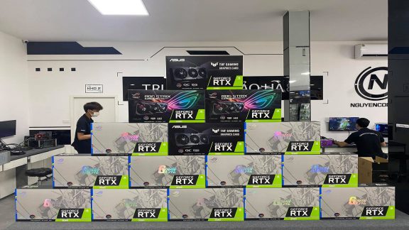 فروش کارت گرافیک های RTX 3080 GUNDAM غیر LHR ایسوس به ماینرها در ویتنام