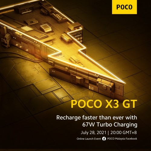 مشخصات Poco X3 GT تایید شد – شارژر 67 وات در جعبه ۱