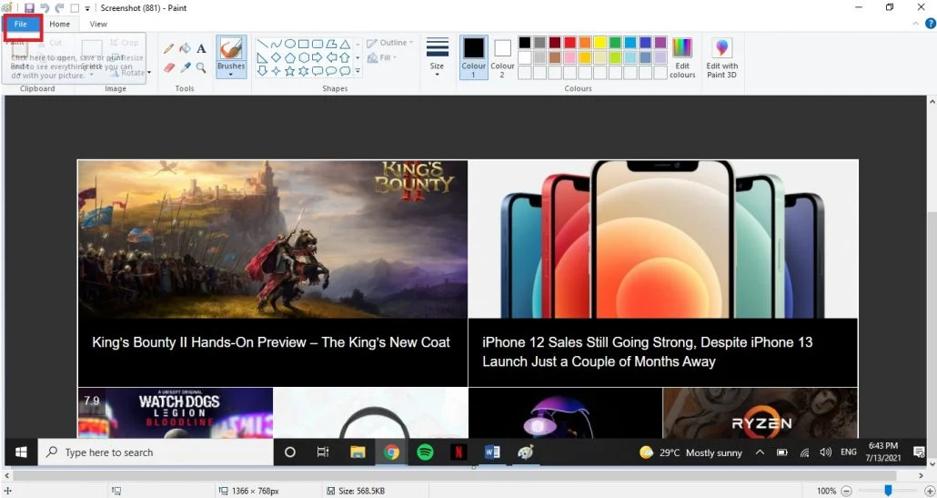 آموزش ذخیره اسکرین شات به عنوان PDF در ویندوز 10
