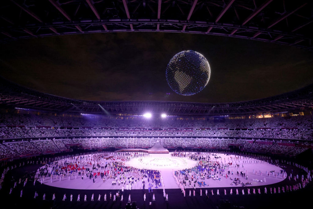 نمایش 1800 پهپاد در مراسم افتتاحیه المپیک توکیو 