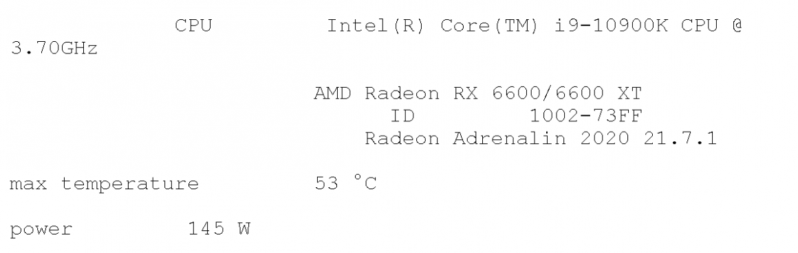 عملکرد کارت گرافیک Radeon RX 6600 XT در OpenCL