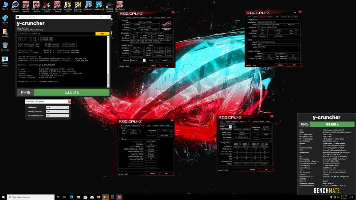 اورکلاک پردازنده‌ AMD Ryzen 3 5300G