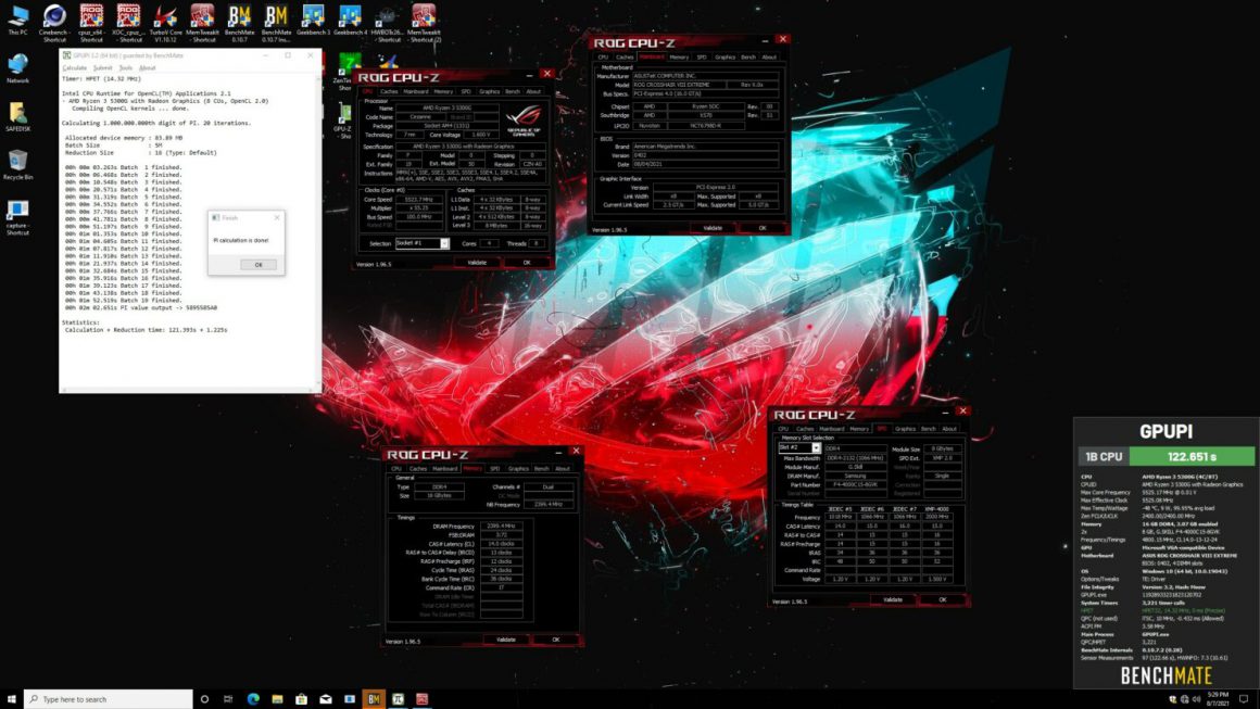 اورکلاک پردازنده‌ AMD Ryzen 3 5300G